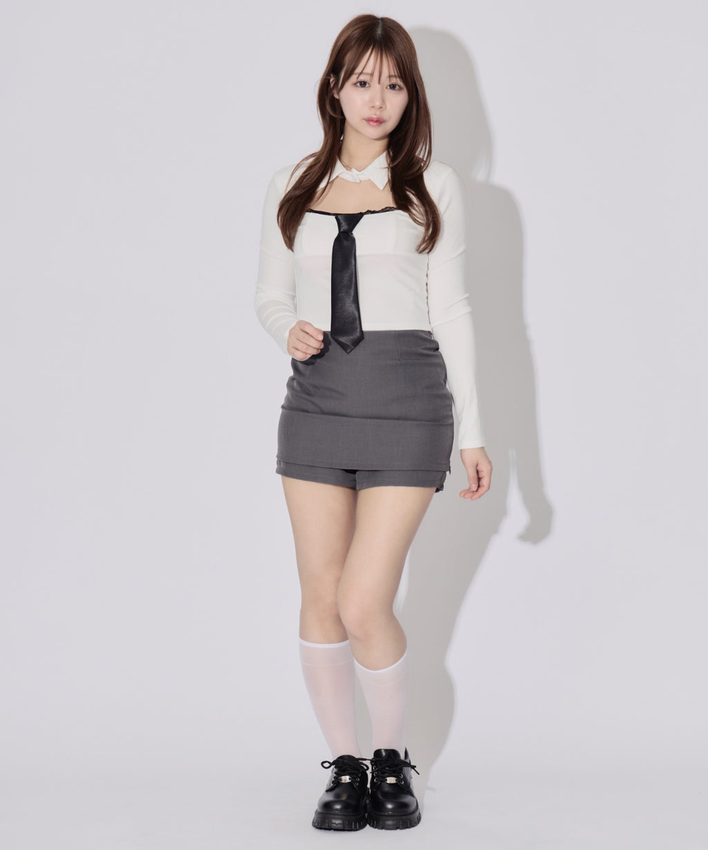 Cutout Feminine Blouse / カットアウトフェミニンブラウス