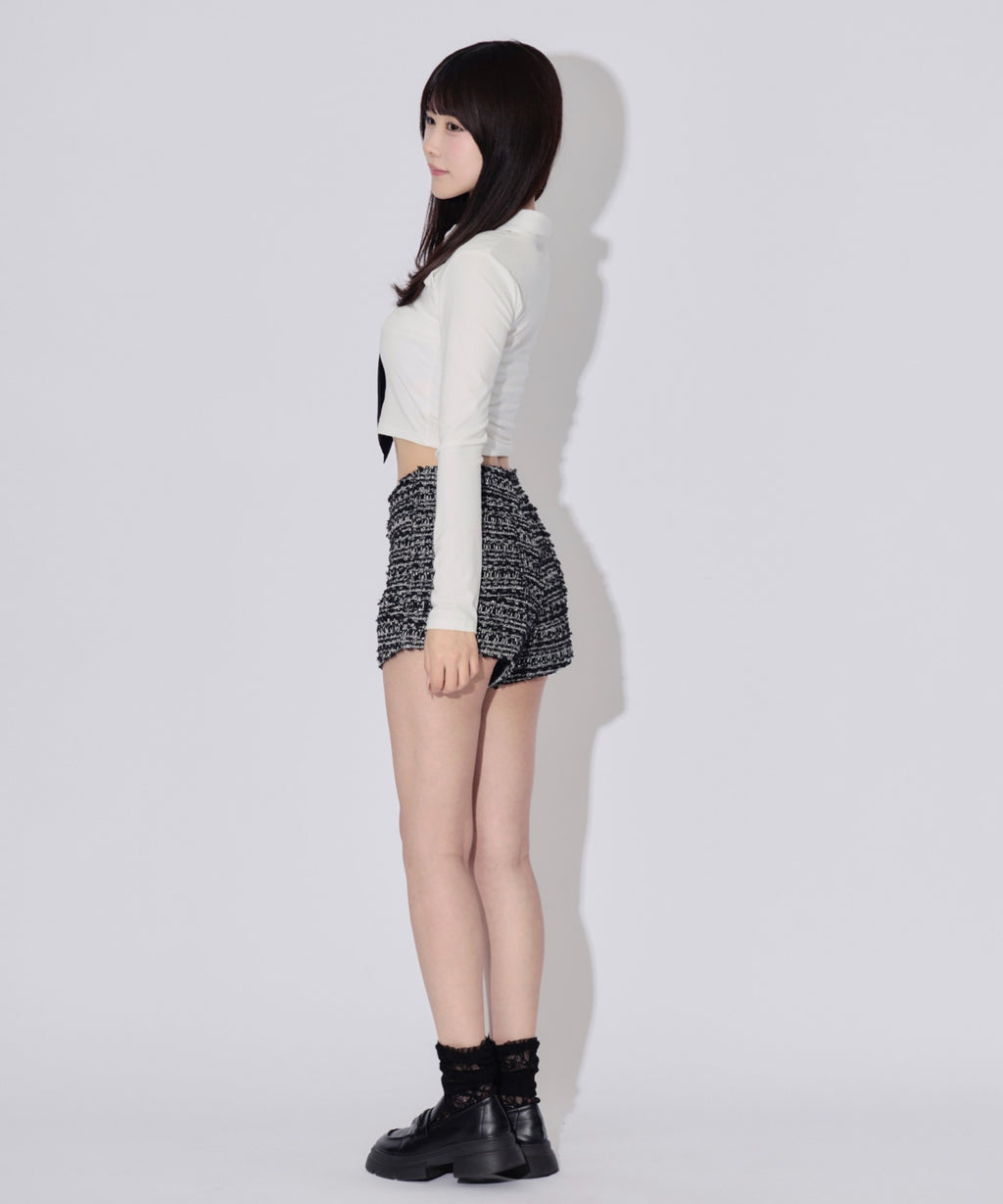 Cutout Feminine Blouse / カットアウトフェミニンブラウス