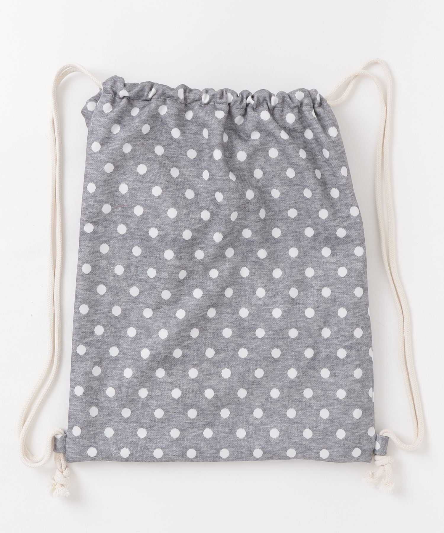 Rabbit Motif Dot Knapsack / うさぎモチーフドットナップサック