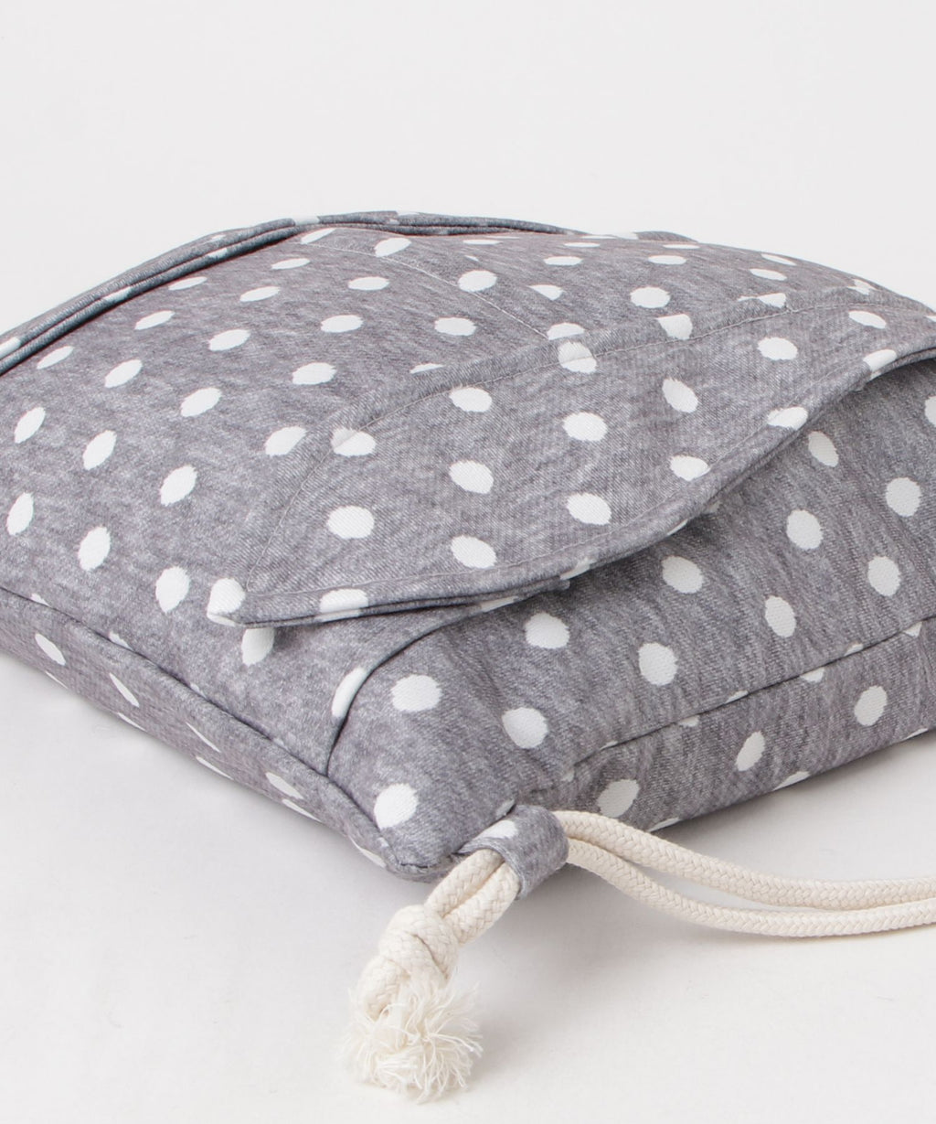 Rabbit Motif Dot Knapsack / うさぎモチーフドットナップサック
