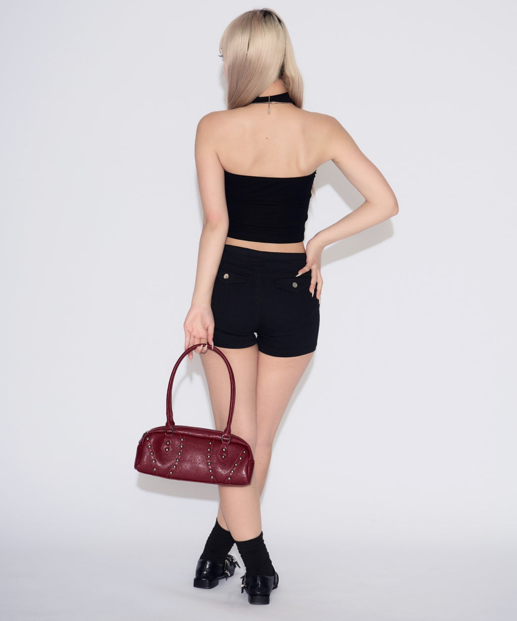 Studded Hole Tube Top / スタッズホールチューブトップ カップ付