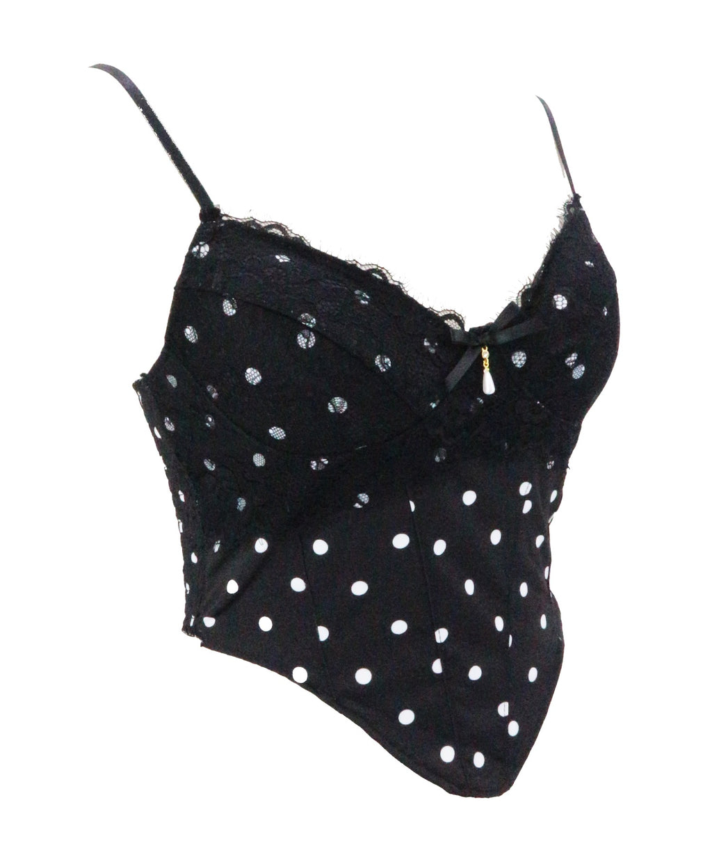 Dot Lace Camisole / ドットレースキャミソール カップ付