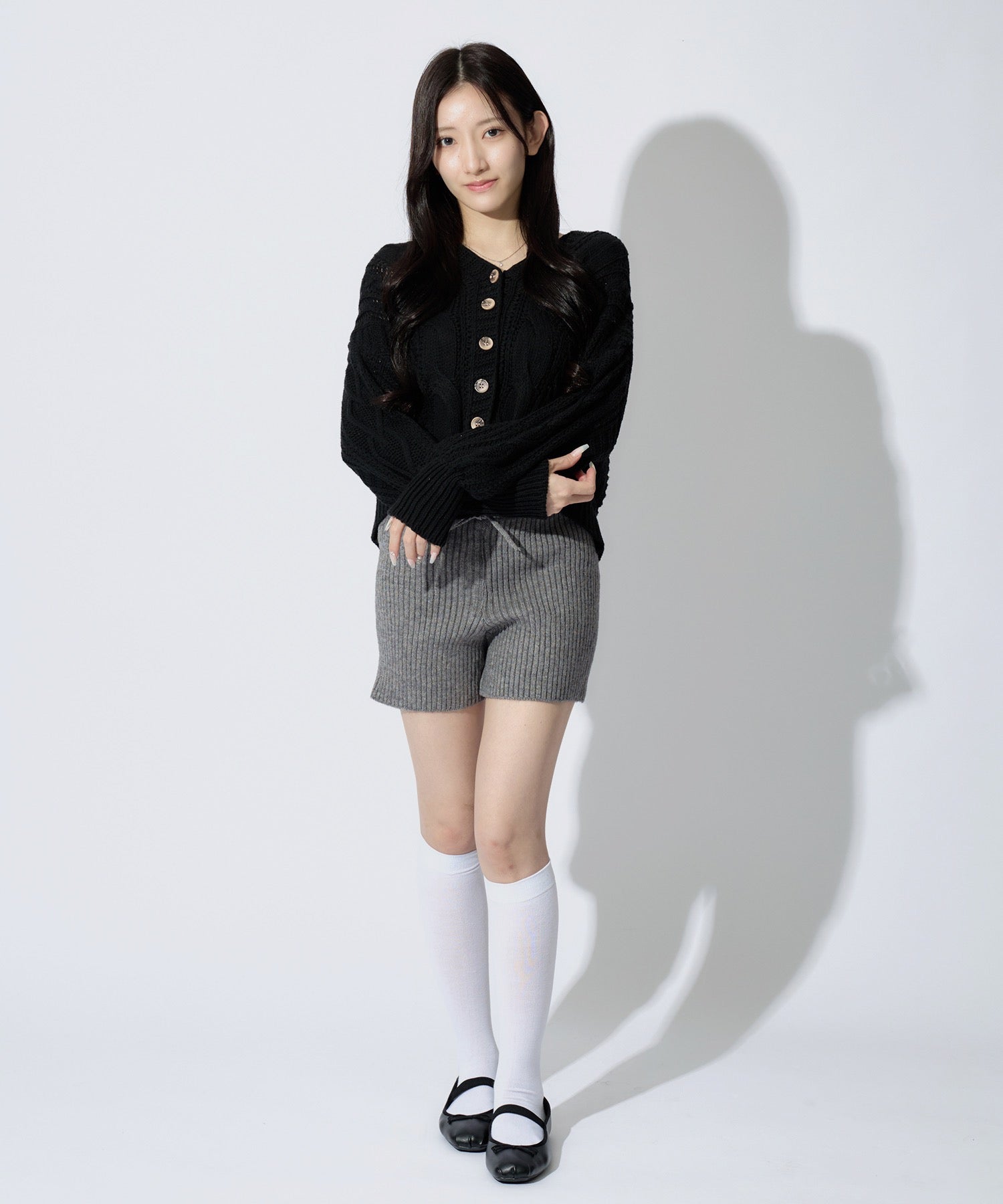 Rib Knit Short Pants / リブニットショートパンツ