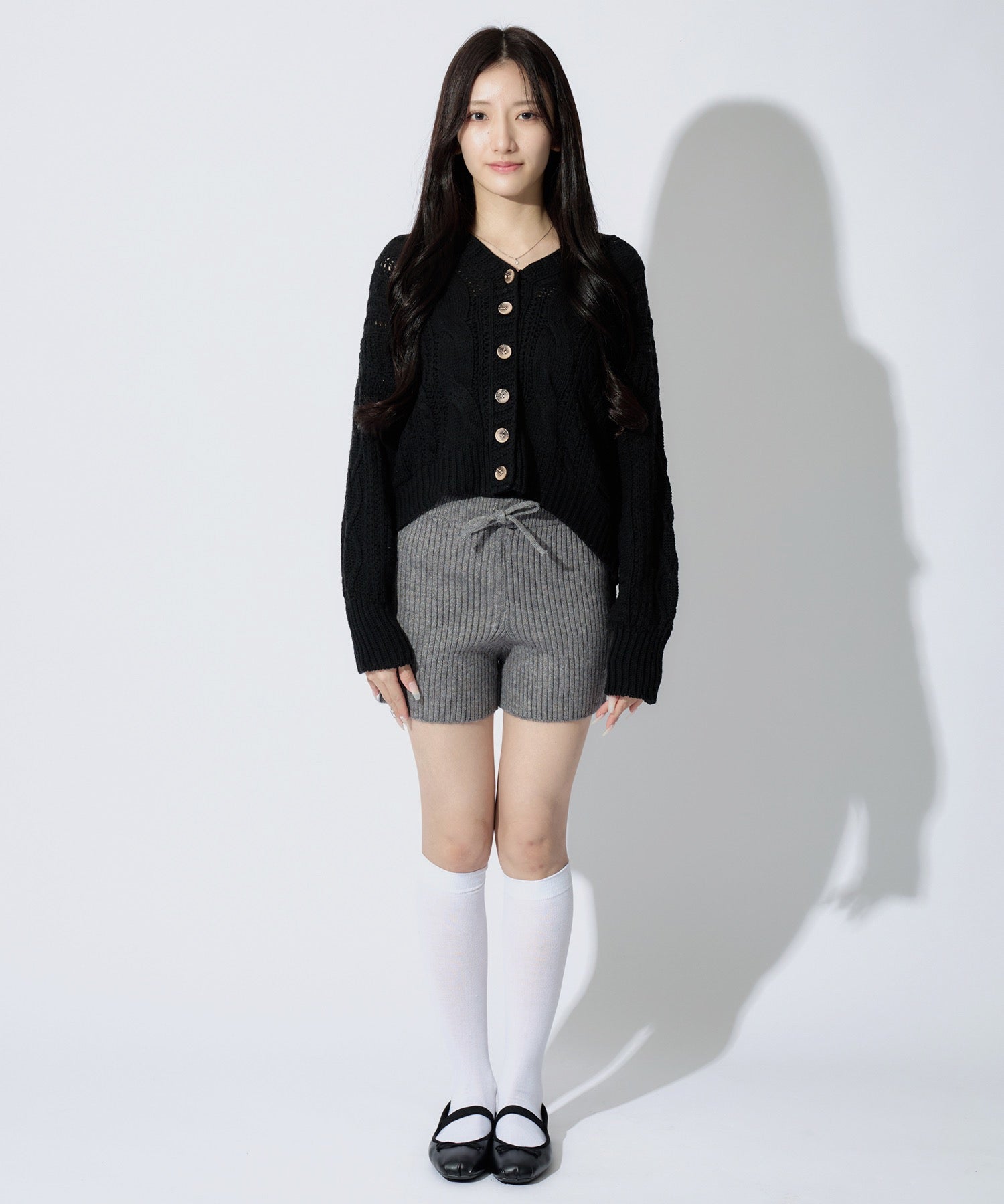 Rib Knit Short Pants / リブニットショートパンツ