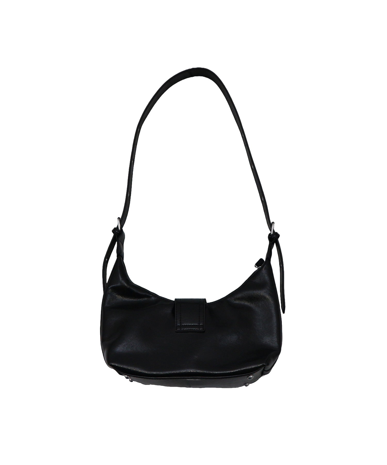 Studded Belt Faux Leather Shoulder Bag / スタッズベルトフェイクレザーショルダーバック