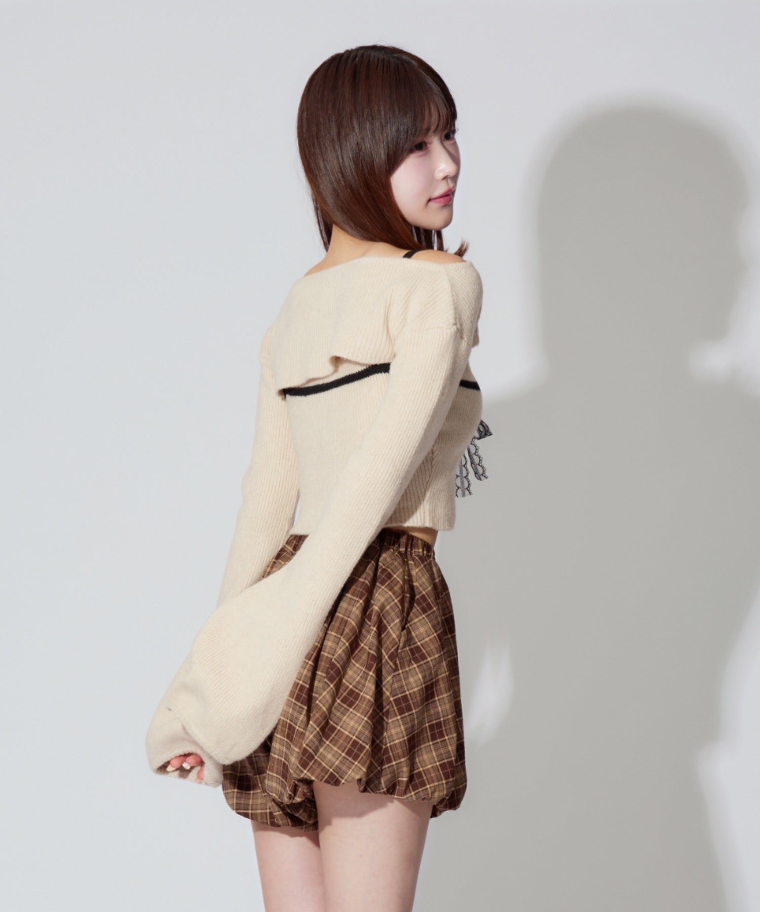 Frill Ribbon knit set / フリルリボンニットアンサンブル 2点セット