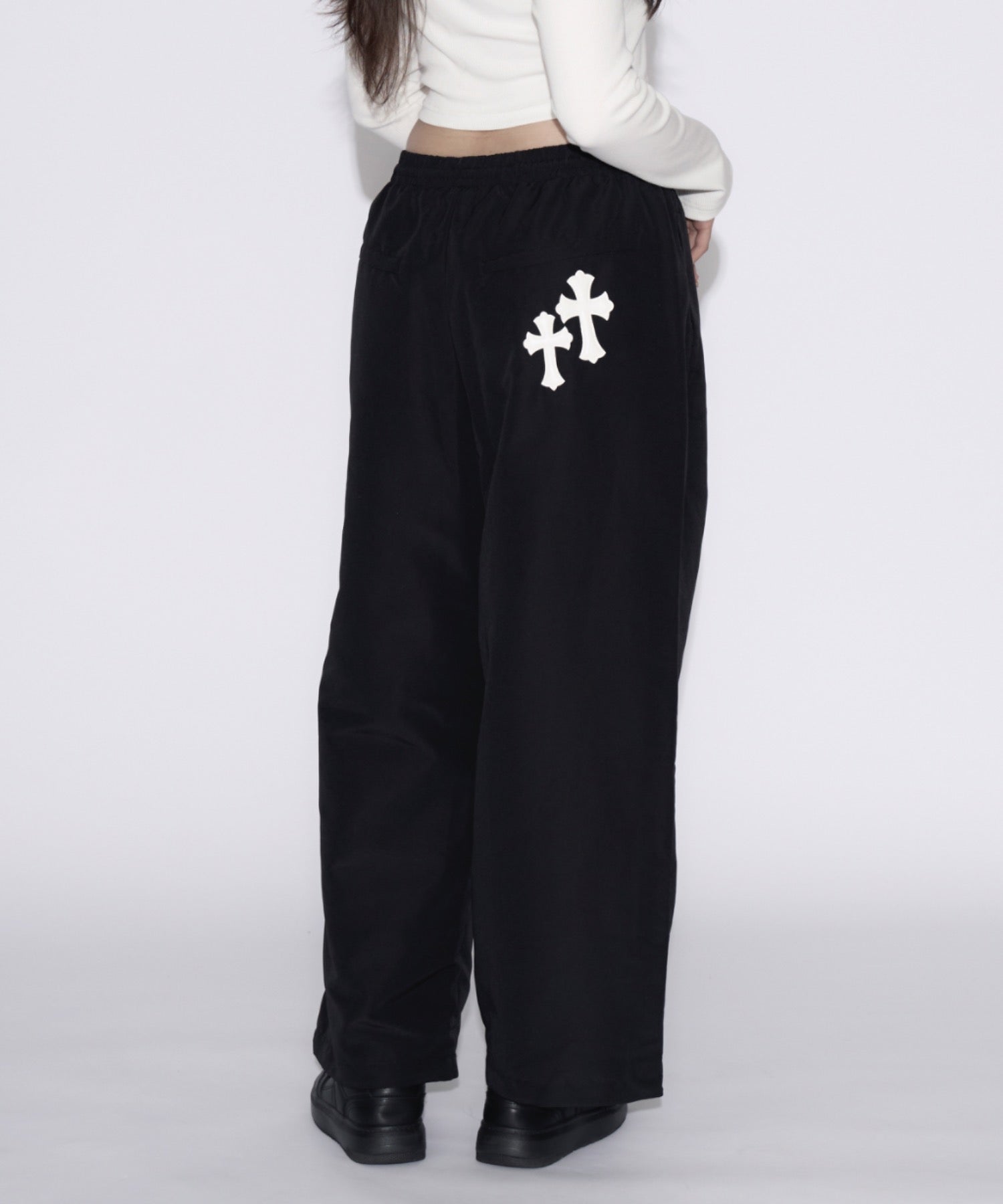 【ユニセックス】Cross Nylon Pants / 十字架ナイロンパンツ