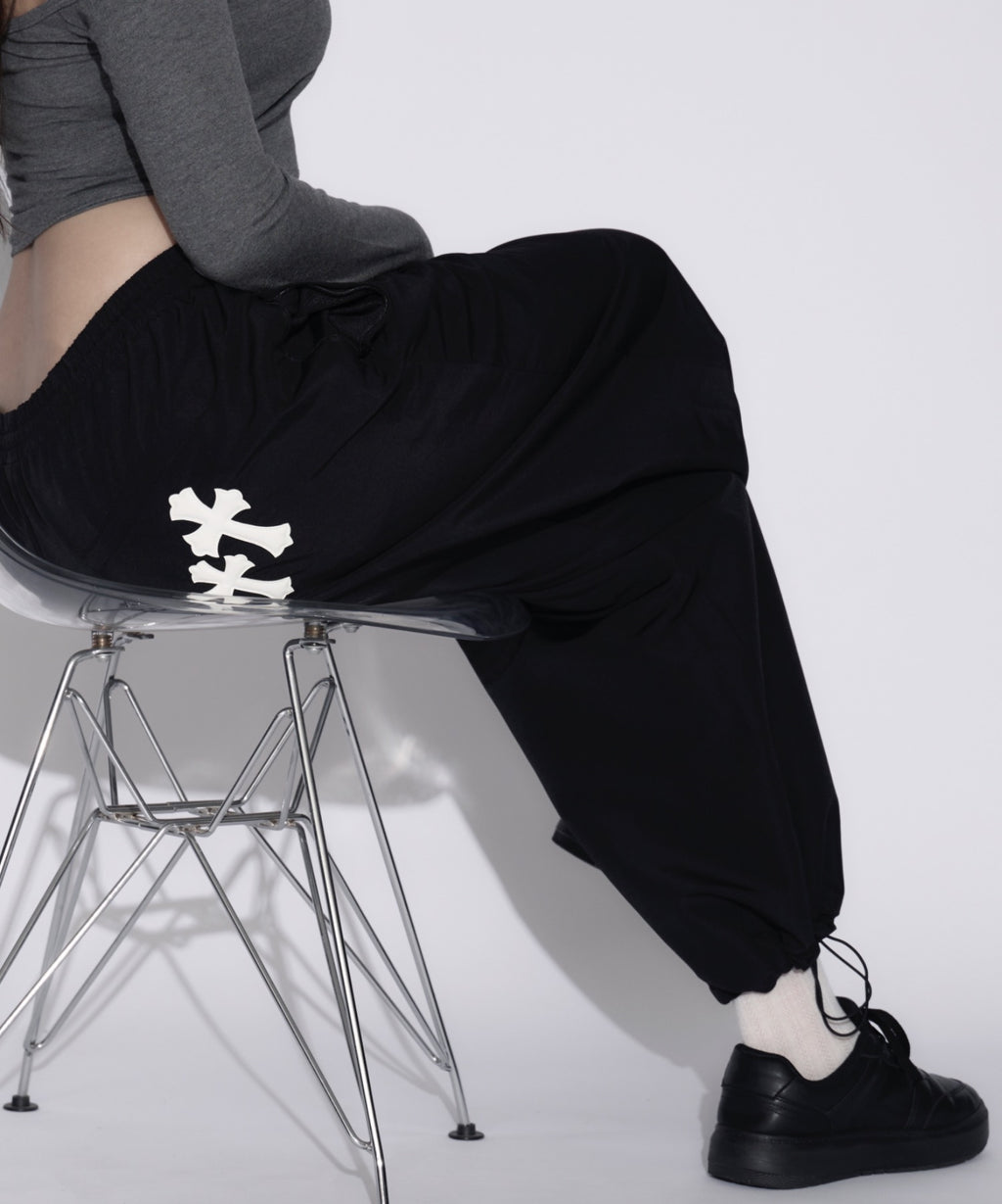 【ユニセックス】Cross Nylon Pants / 十字架ナイロンパンツ