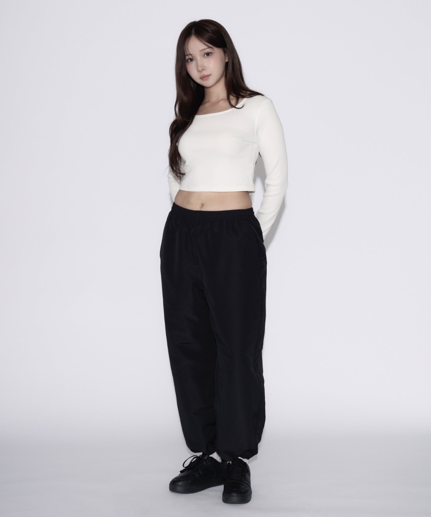 【ユニセックス】Cross Nylon Pants / 十字架ナイロンパンツ