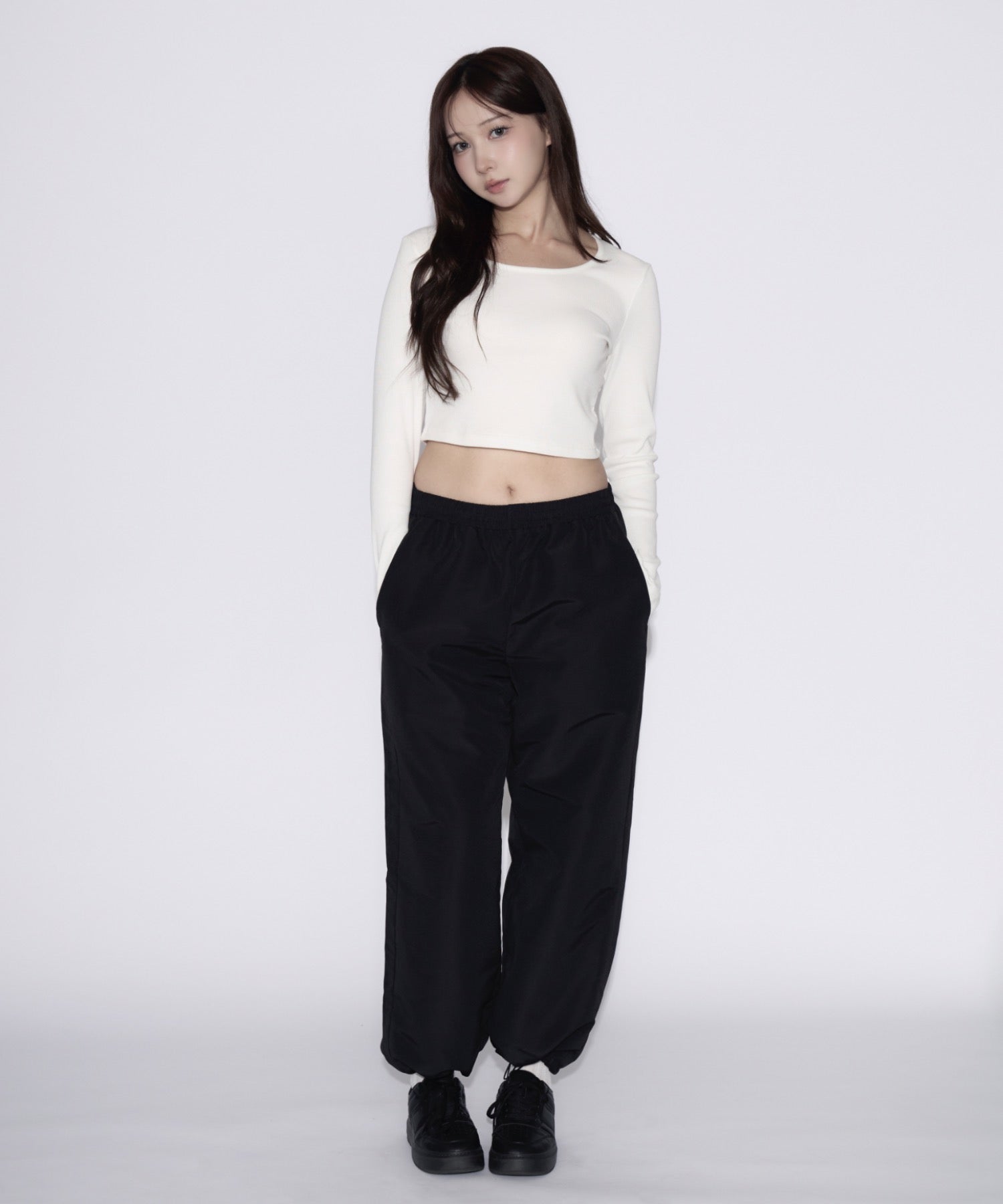 【ユニセックス】Cross Nylon Pants / 十字架ナイロンパンツ