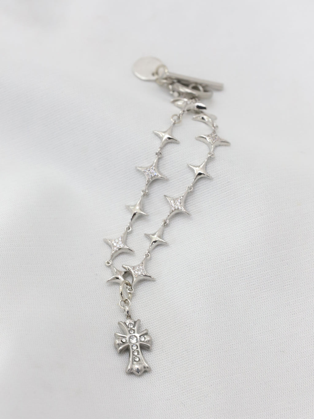 Cross Rhinestone Bracelet(single)