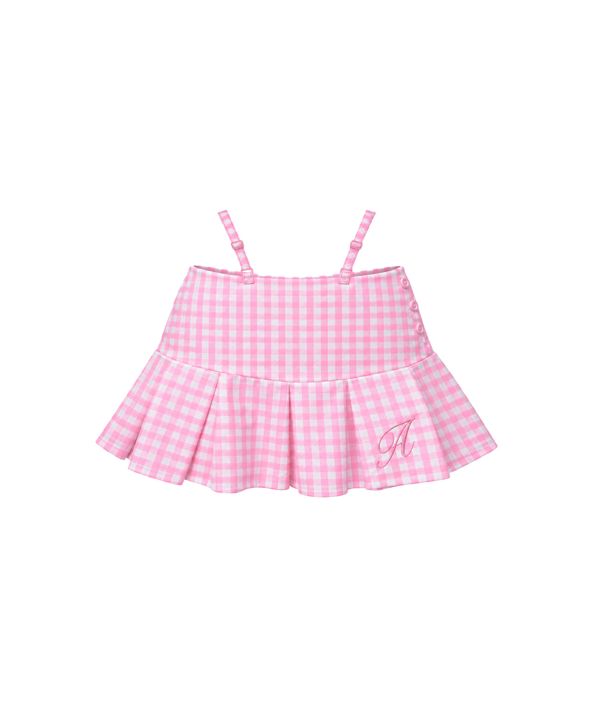 【8iuxu_× tinkerend】Gingham Pleats Mini Skort / ギンガムチェックプリーツミニスカパン