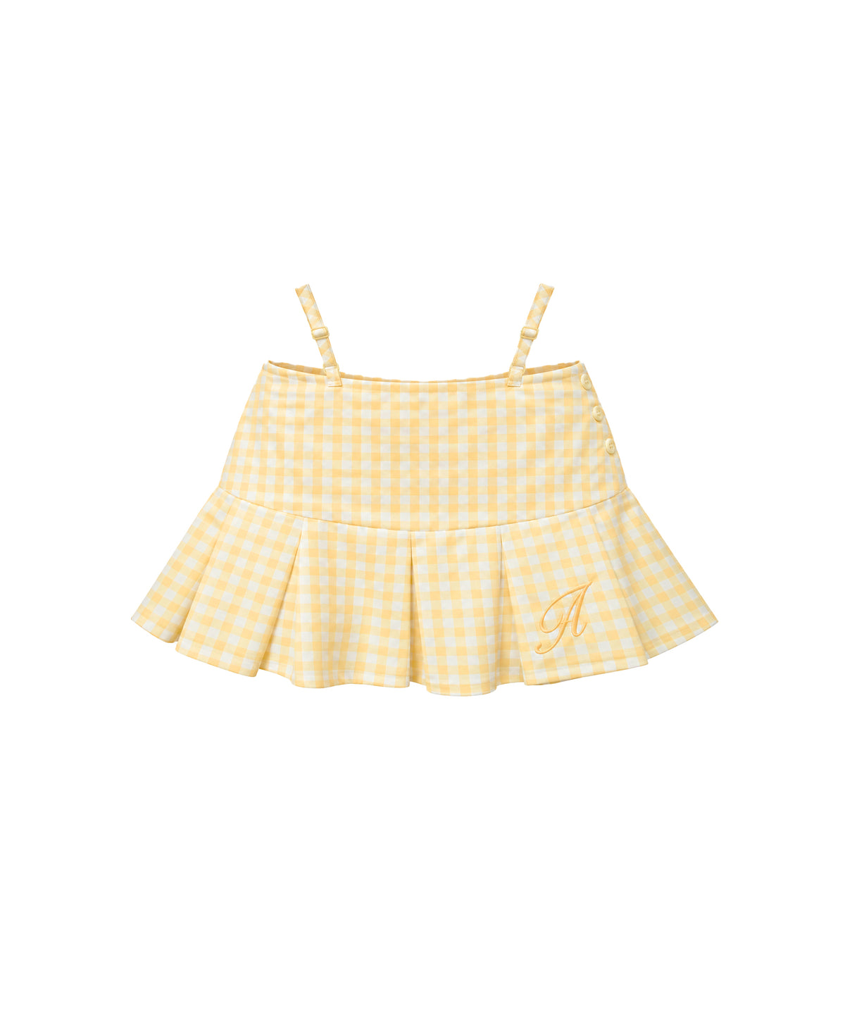 【8iuxu_× tinkerend】Gingham Pleats Mini Skort / ギンガムチェックプリーツミニスカパン
